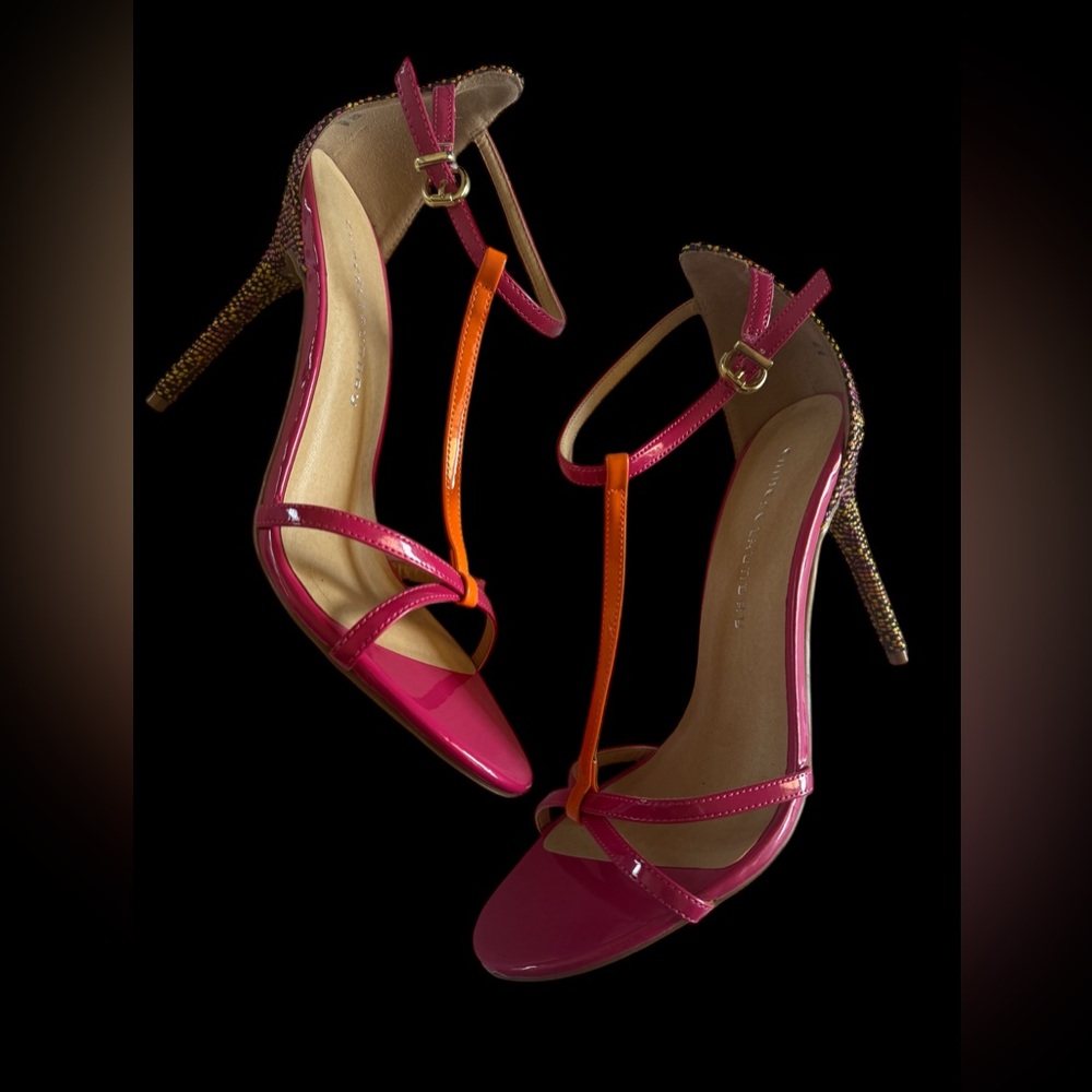 Chinese Laundry Vibrant Pink and Orange Heels